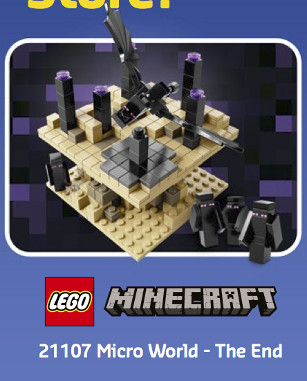 Apparatet Dingy Krigsfanger LEGO Minecraft Micro World: The End (21107) Available in June