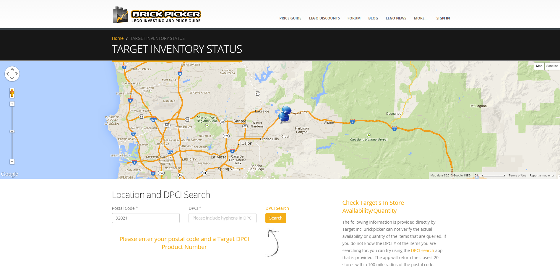 New Target Inventory Tracker Tool by BrickPicker | The Brick Fan