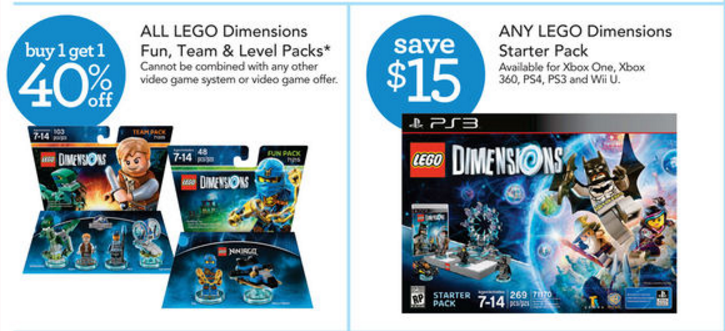 lego dimensions packs for sale