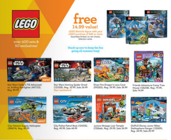Lego Bionicle Toys R Us Promotion The