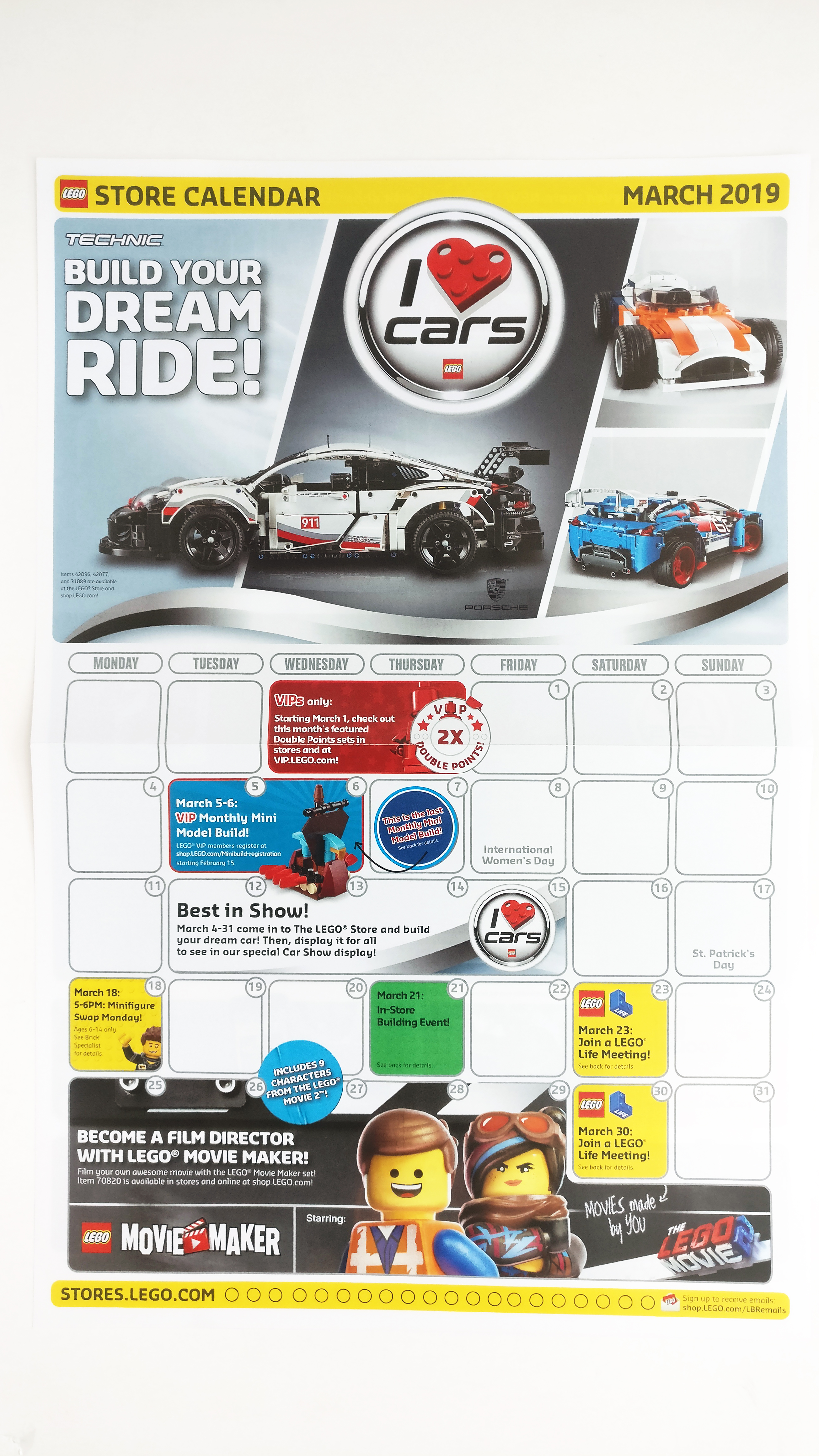 LEGO March 2019 Store Calendar Promotions & Events - The ...