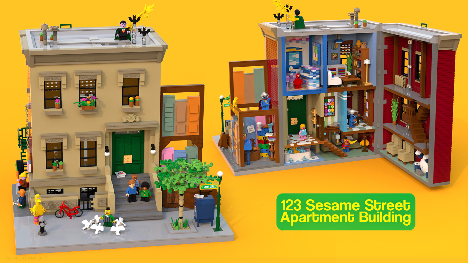 LEGO Ideas 123 Sesame Street 21324 New