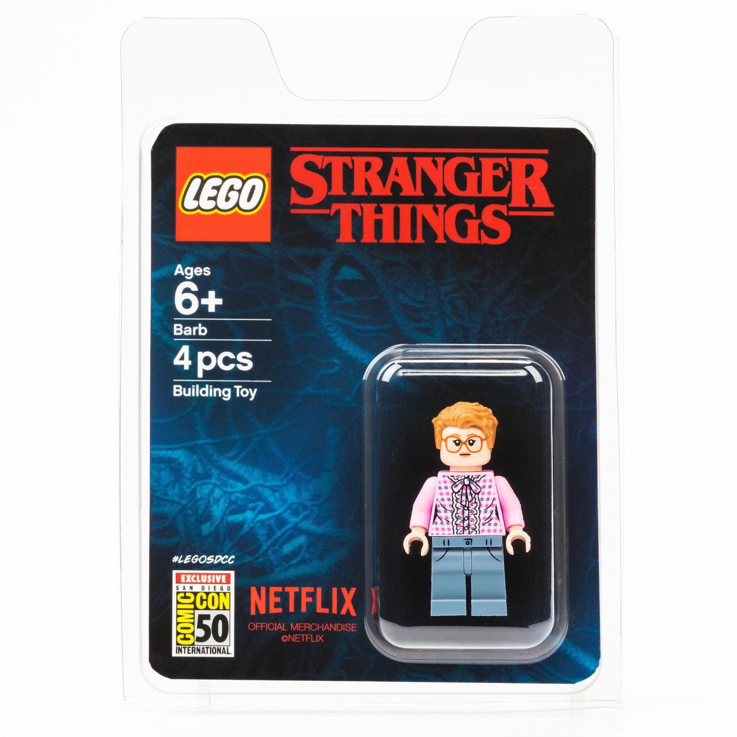 Barb Is Back! SDCC Exclusive Stranger Things LEGO Minifigure