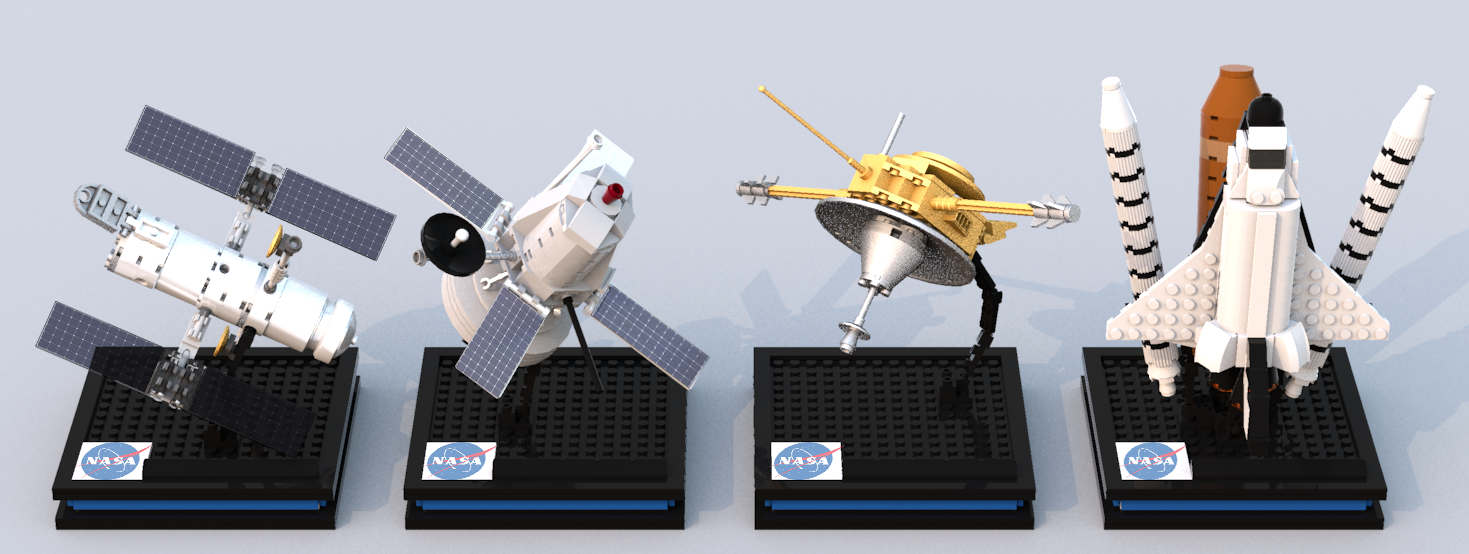 LEGO Ideas NASA Spacecraft Achieves 10,000 Supporters - The Brick Fan