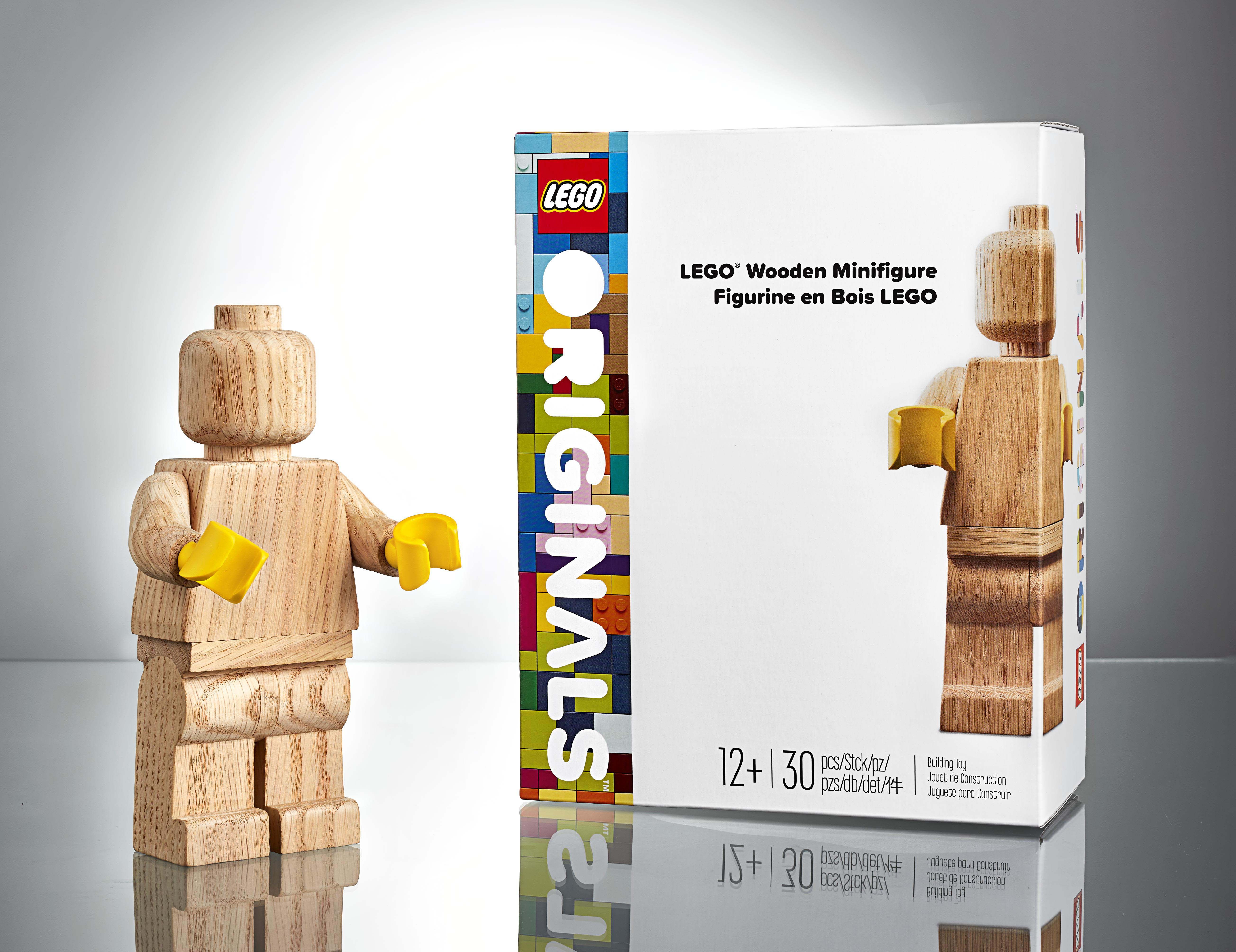 New LEGO # 853967 Originals Exclusive Wooden Minifigure 7" Collectable 