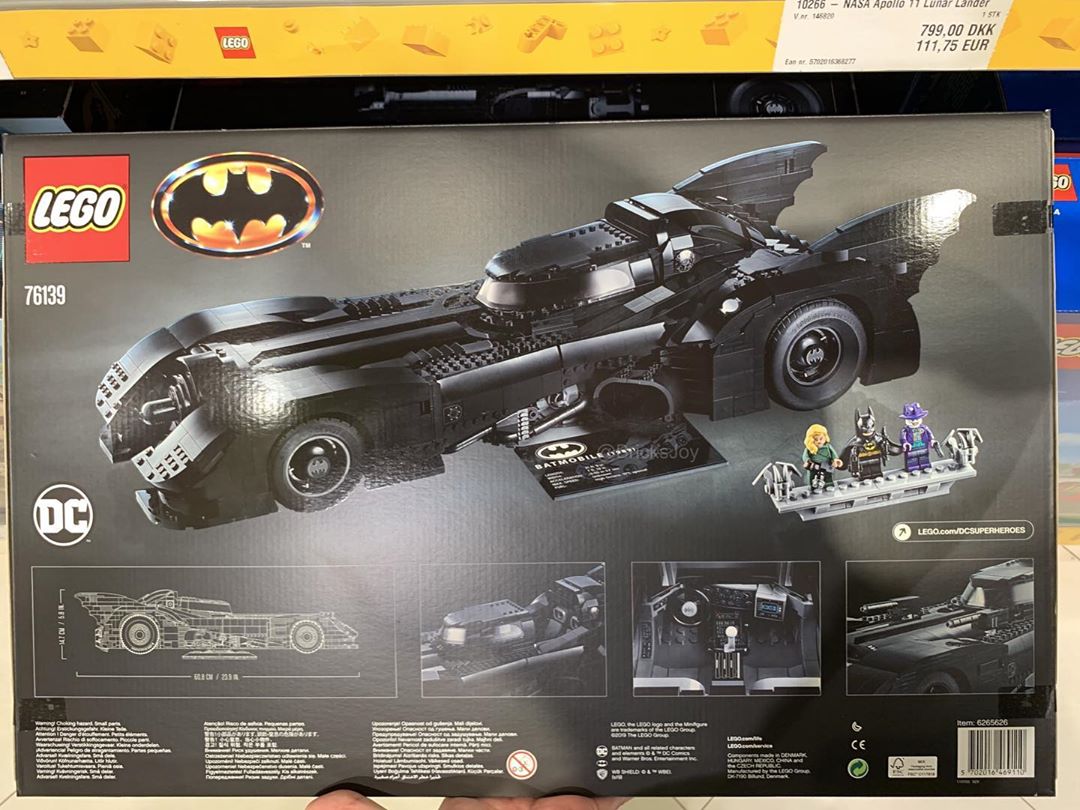 LEGO 76139 1989 Batmobile, Set Preview