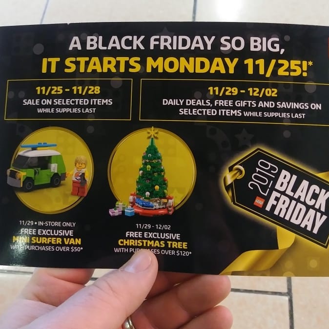 New LEGO Black Friday 2019 Promotion 