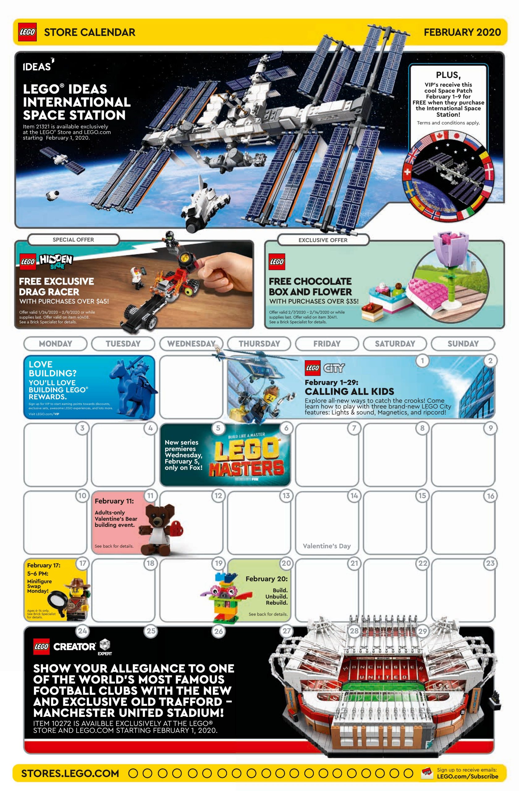 lego february 2021 calendar Lego February 2020 Store Calendar Promotions Events The Brick Fan lego february 2021 calendar