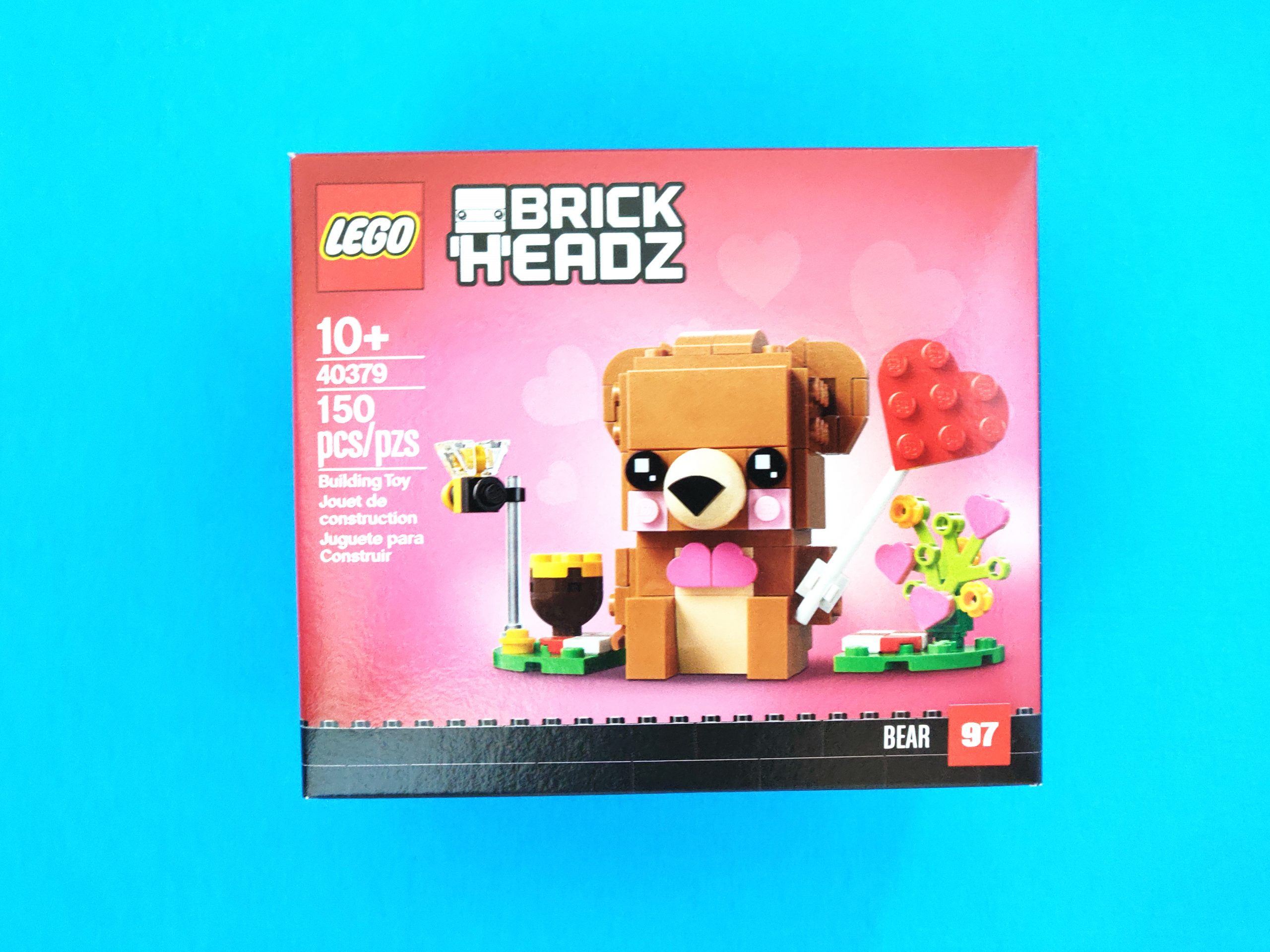 LEGO BrickHeadz Valentine's Bear (40379) Review - The Brick Fan