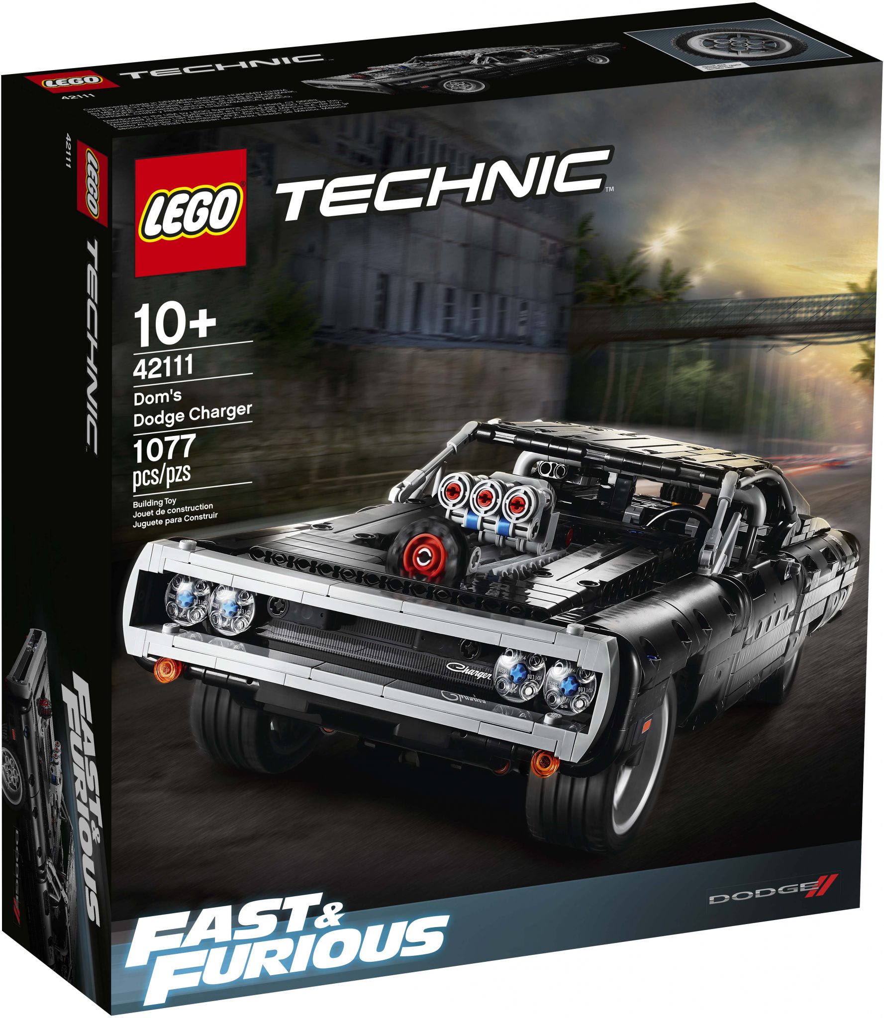 LEGO Technic Dom's Dodge Charger (42111) Amazon Sale August 2021