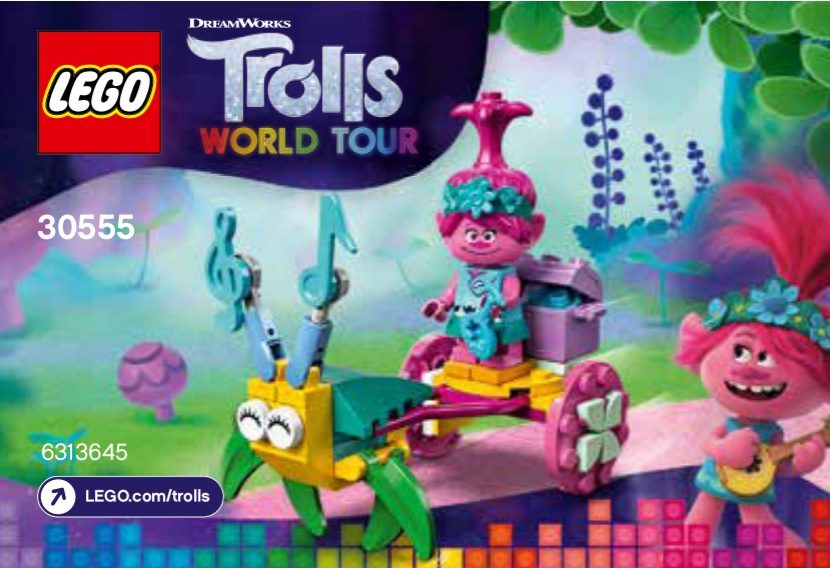 LEGO Trolls World Tour 30555 Poppy's Carriage polybag New Sealed 