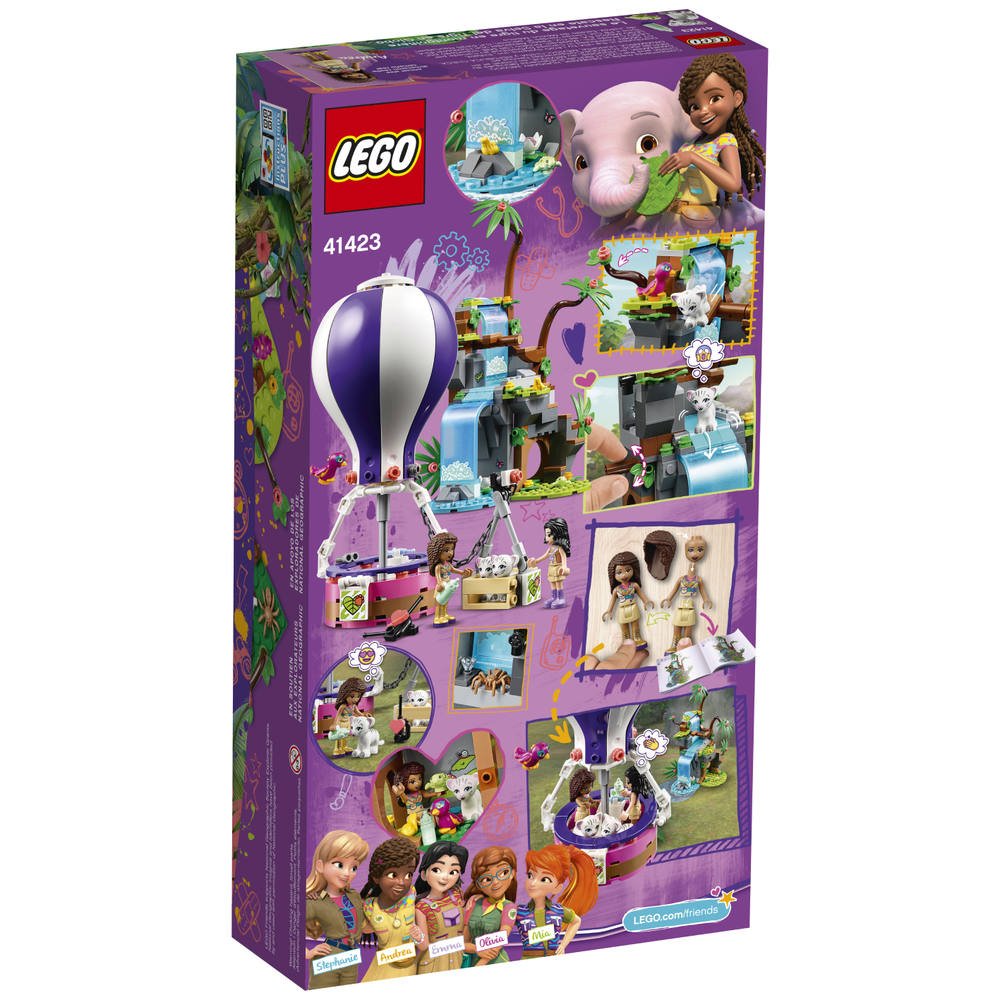 LEGO Friends Tiger Hot Air Balloon Jungle Rescue (41423) Revealed