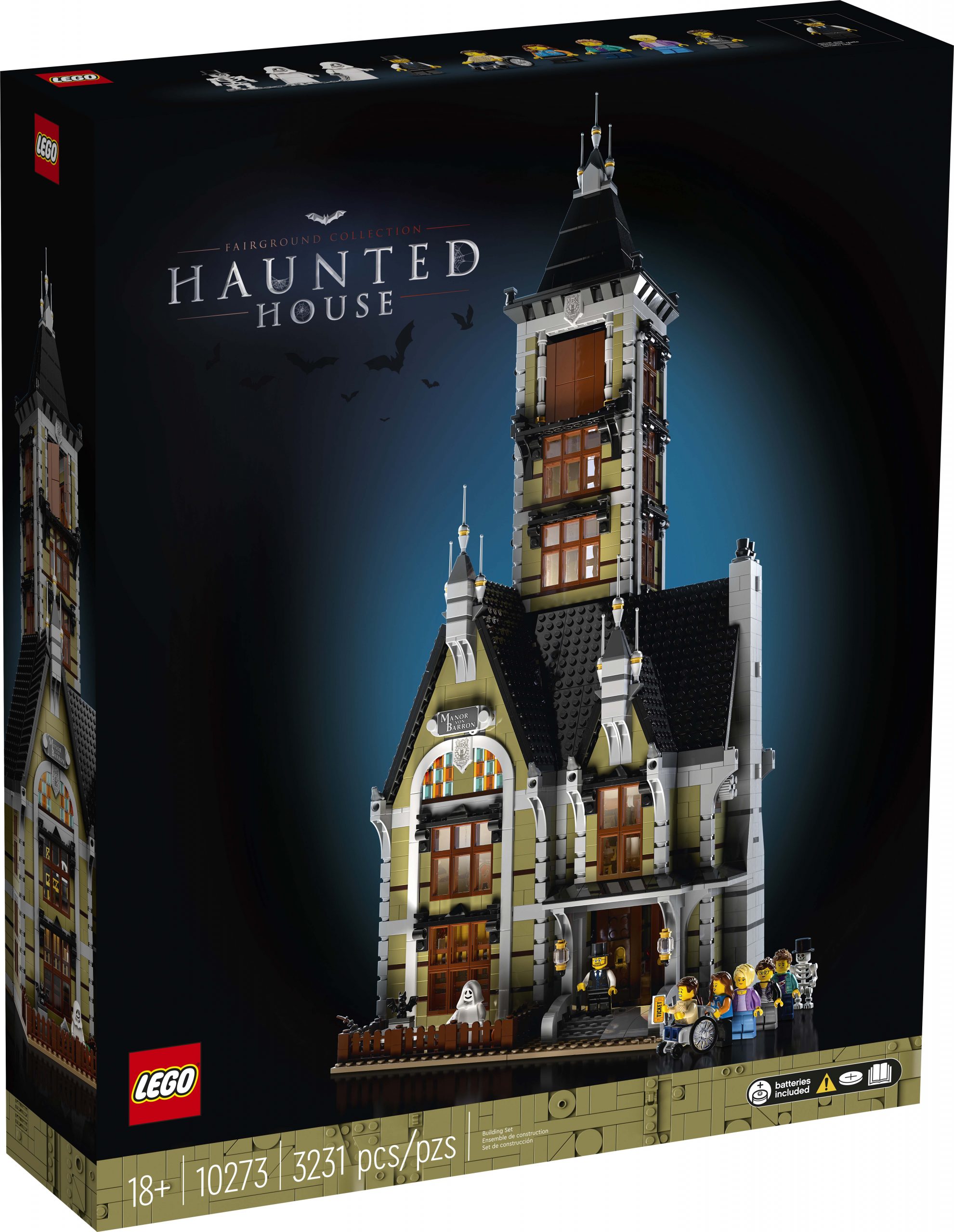 LEGO Fairground Collection Haunted House 10273 Scaled