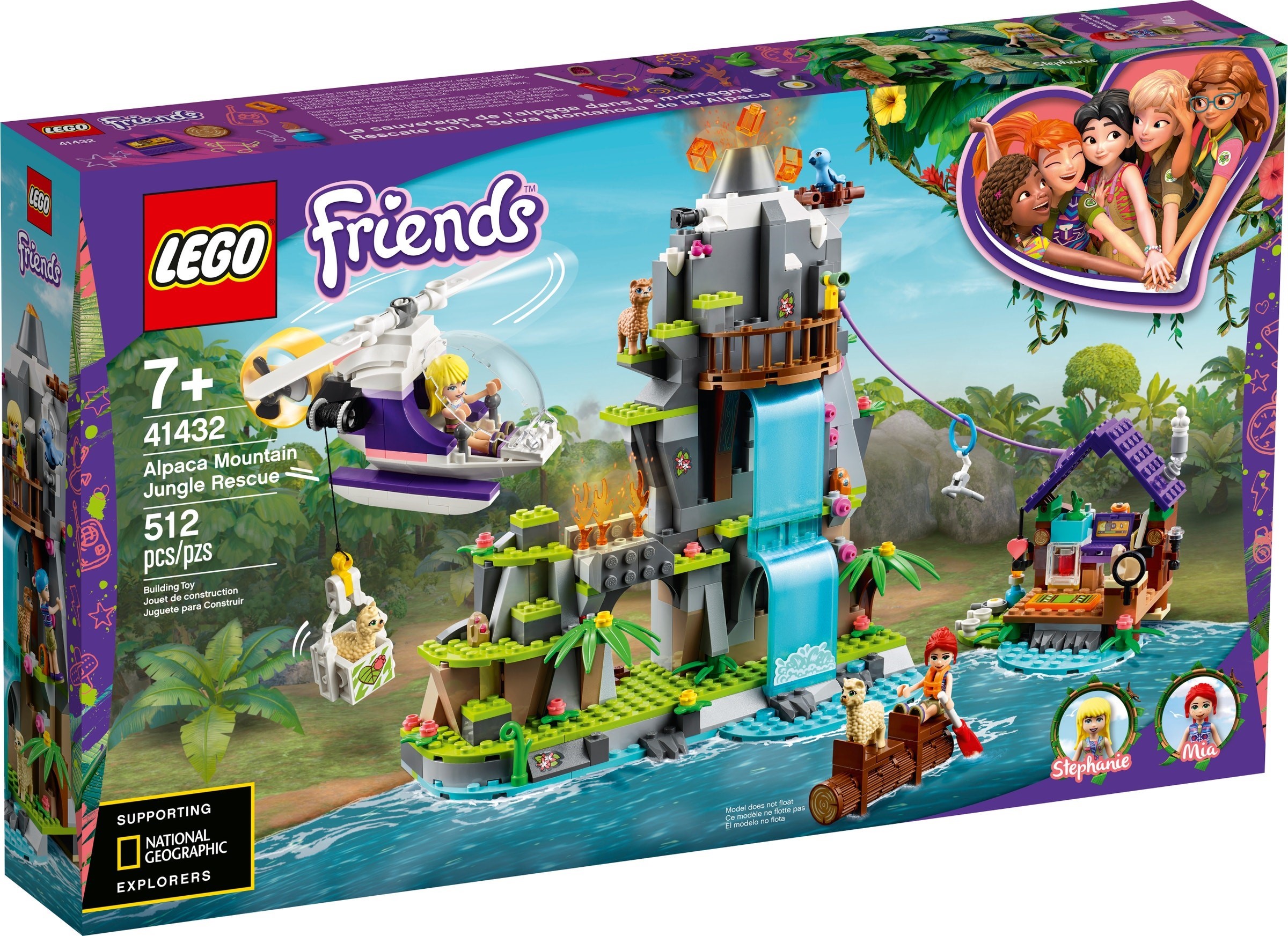 LEGO Friends Alpaca Mountain Jungle Rescue (41432 ...