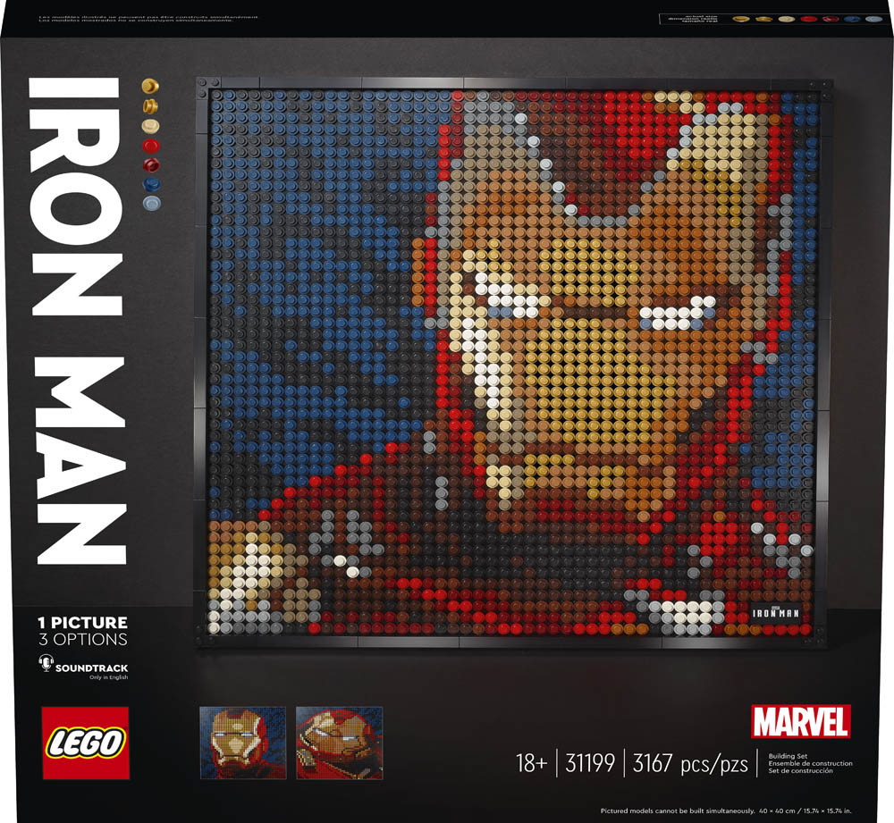 Iron Man de Marvel Studios LEGO® Art 31199 