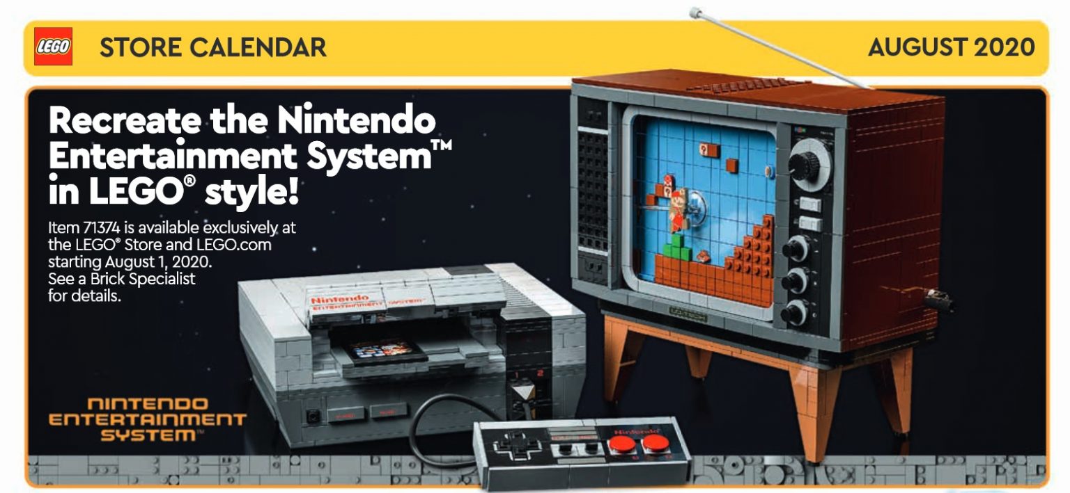 LEGO August 2020 Store Calendar Promotions & Events The Brick Fan