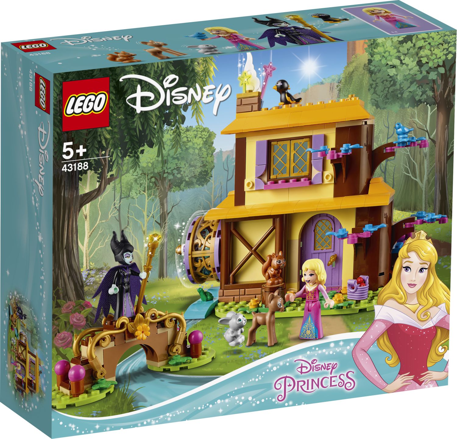 LEGO Disney Princess Auroras Forest Cottage 43188