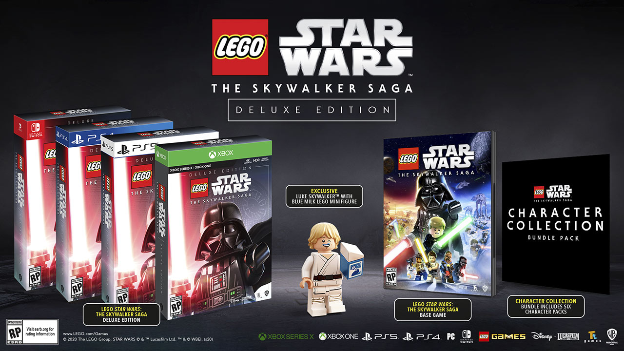 LEGO Star Wars: The Skywalker Saga  DELUXE Edition DLC Details (Character  Packs, Pre-Order Bonuses) 