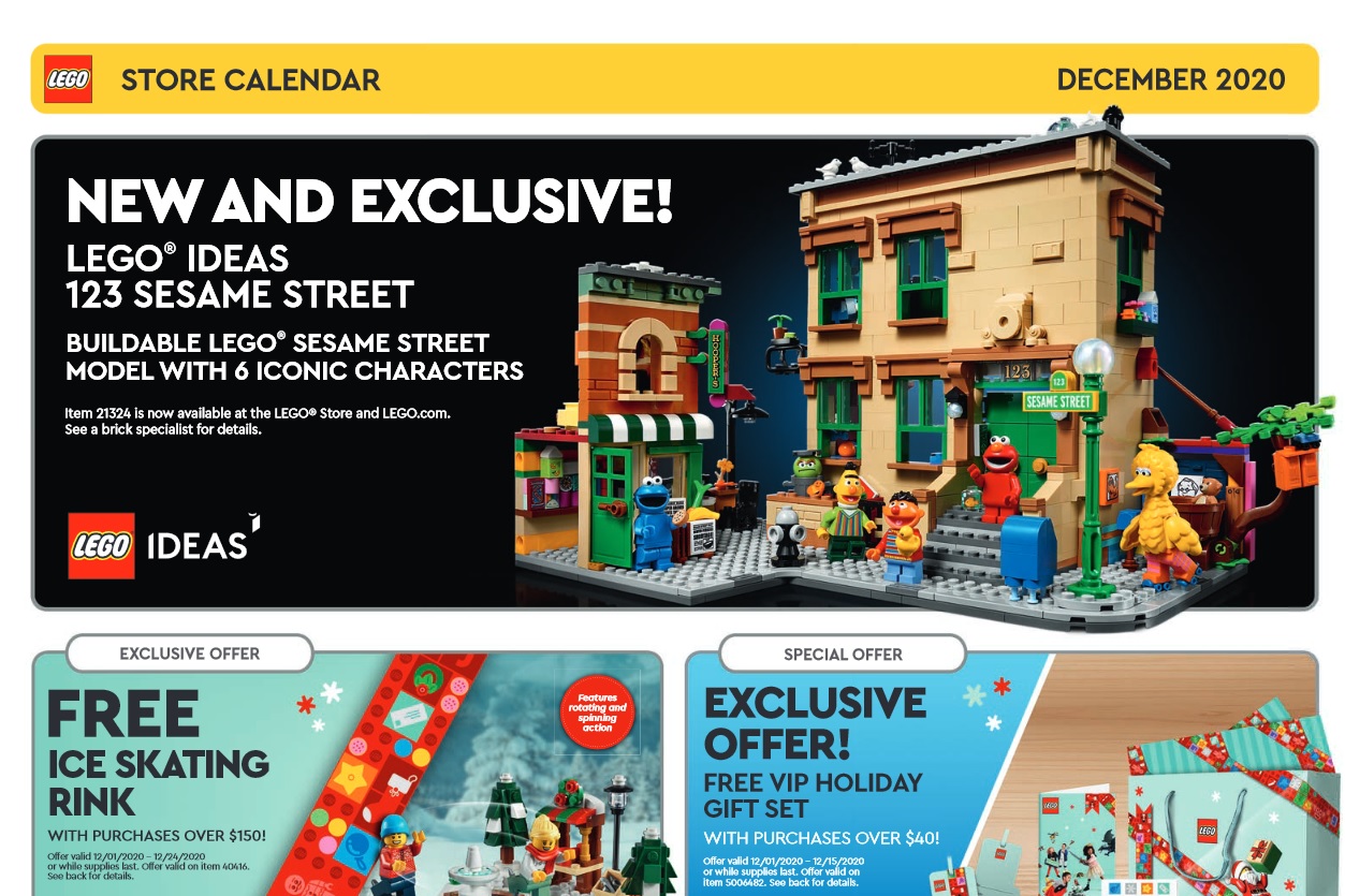 Vænne sig til frugter imod LEGO December 2020 Store Calendar Promotions & Events - The Brick Fan
