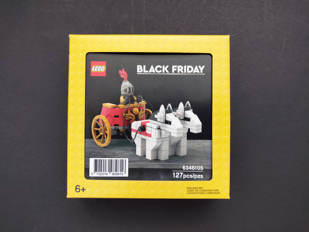 Chariot Lego Chariot Mini Figure Set Black Friday Exclusive NIB Sealed Coloseum 6346105 