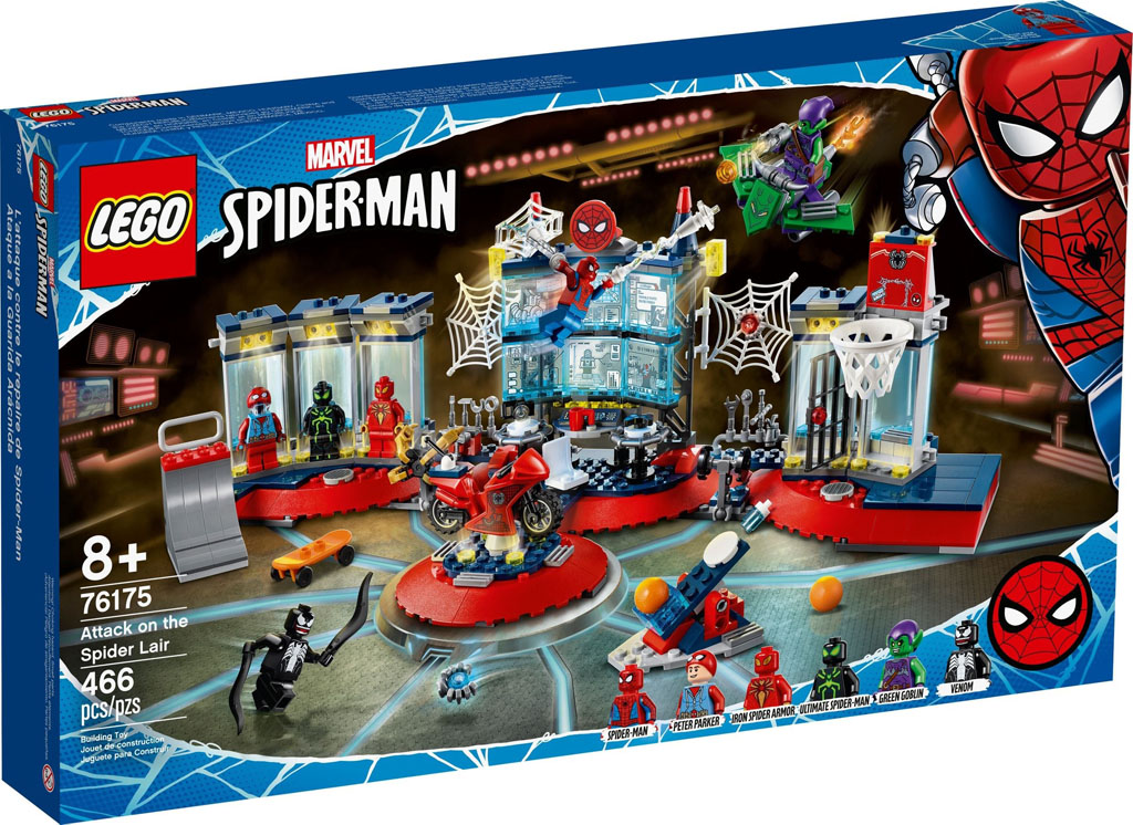 LEGO Marvel Spider-Man Attack on the Spider Lair (76175) Amazon 
