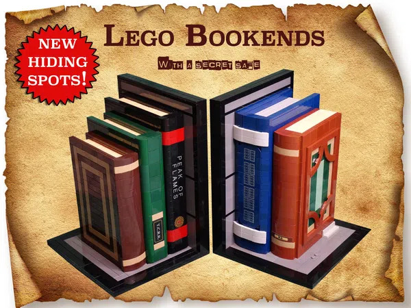 Beskrivelse afdeling fiktion LEGO Ideas Lego Bookends Achieves 10,000 Supporters - The Brick Fan