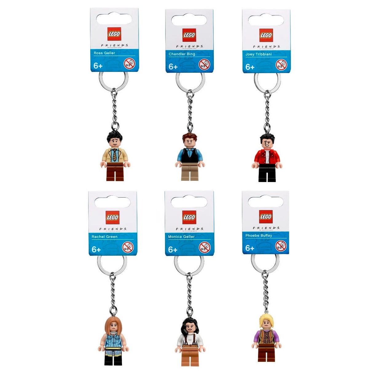 Lego ® Porte Clés Figurine Minifig Friends Choose Keychain 