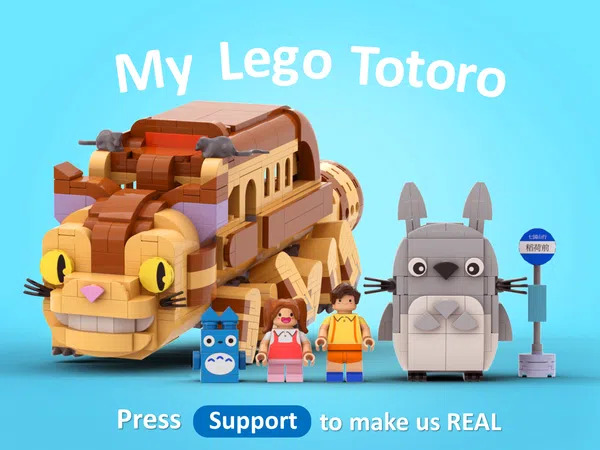 My Neighbor Totoro And Mei Building Blocks Mini Lego