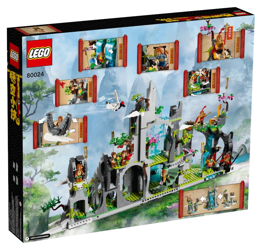 overgive lungebetændelse glas LEGO Monkie Kid The Legendary Flower Fruit Mountain (80024) Review - The  Brick Fan