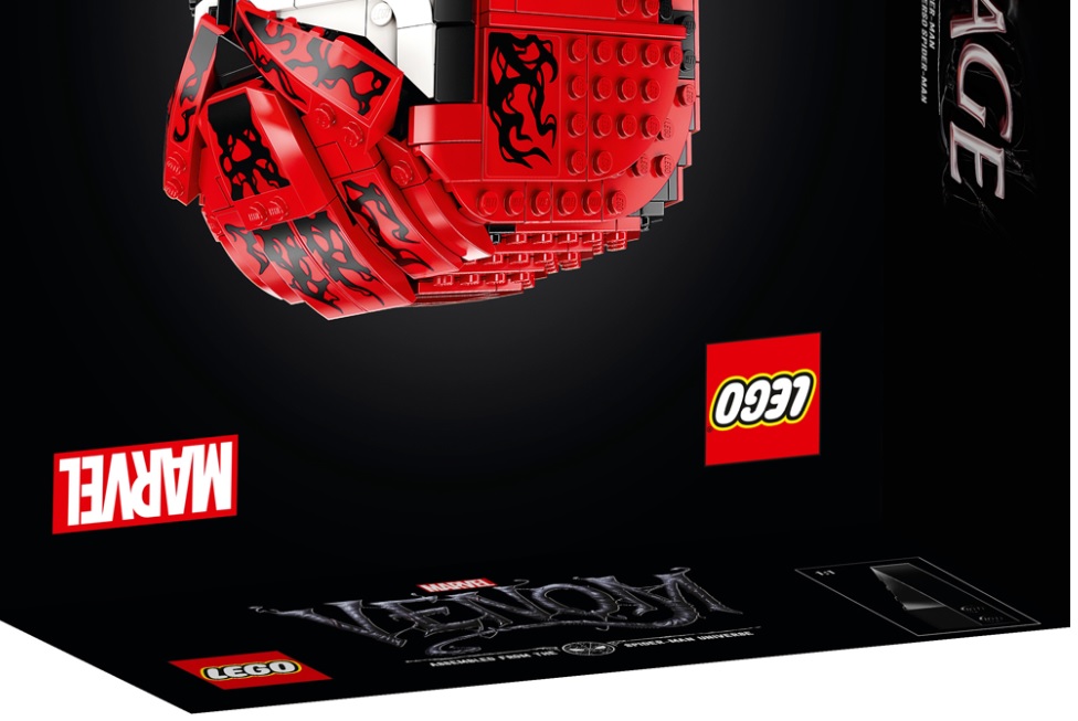 LEGO Marvel Venom Helmet Set Accidentally Teased The