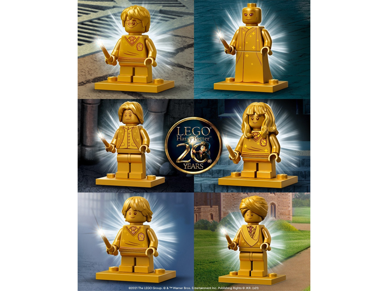 LEGO Harry Potter 20th Anniversary Golden Minifigures full set of 6 BRAND NEW