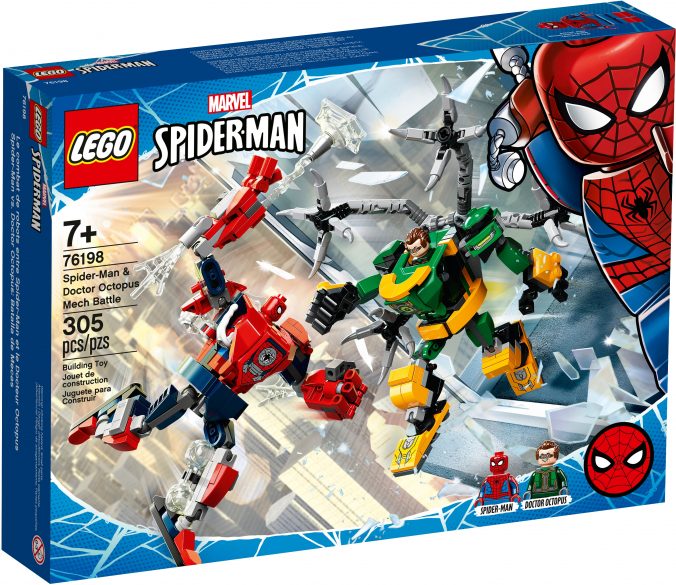 LEGO Marvel Spider-Man & Doctor Octopus Mech Battle (76198 ...