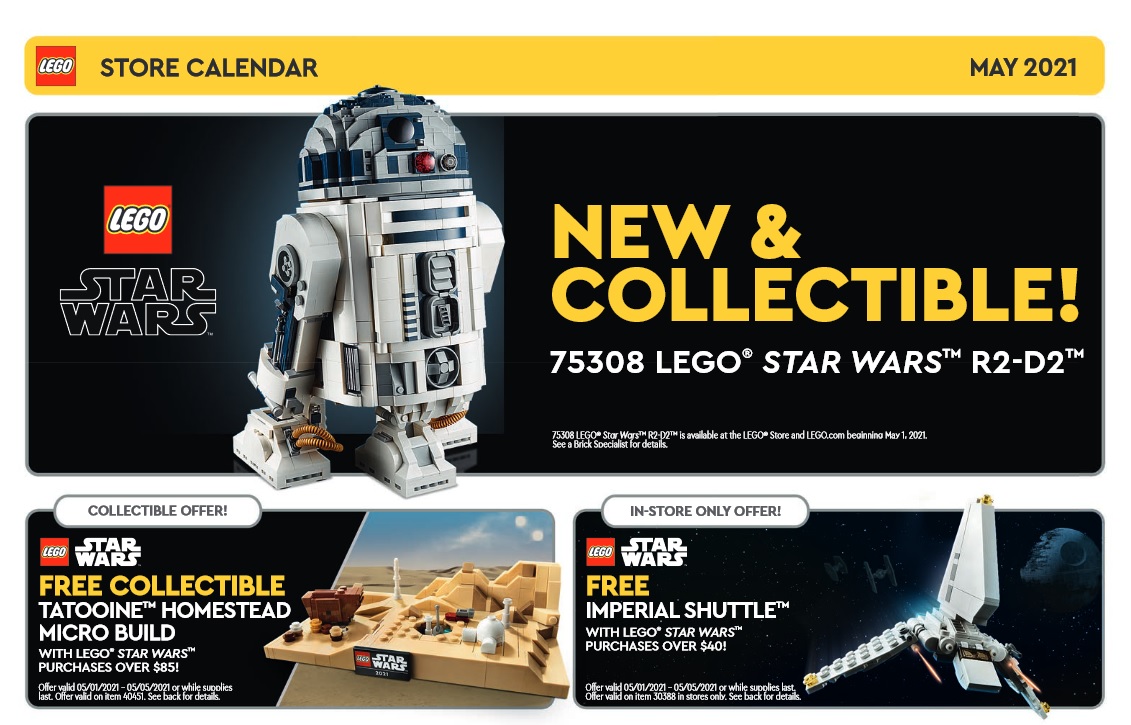 Lego May 2022 Calendar Lego May 2021 Store Calendar Promotions & Events - The Brick Fan