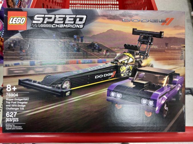 LEGO Speed Champions Mopar Dodge//SRT Top Fuel Dragster and 1970 Dodge  Challenger T/A (76904) Found at Target - The Brick Fan