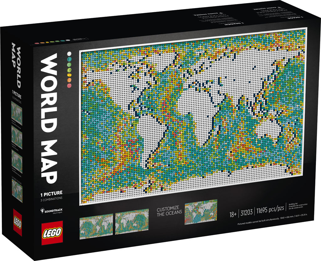 LEGO Art World Map (31203) Review - The Brick Fan