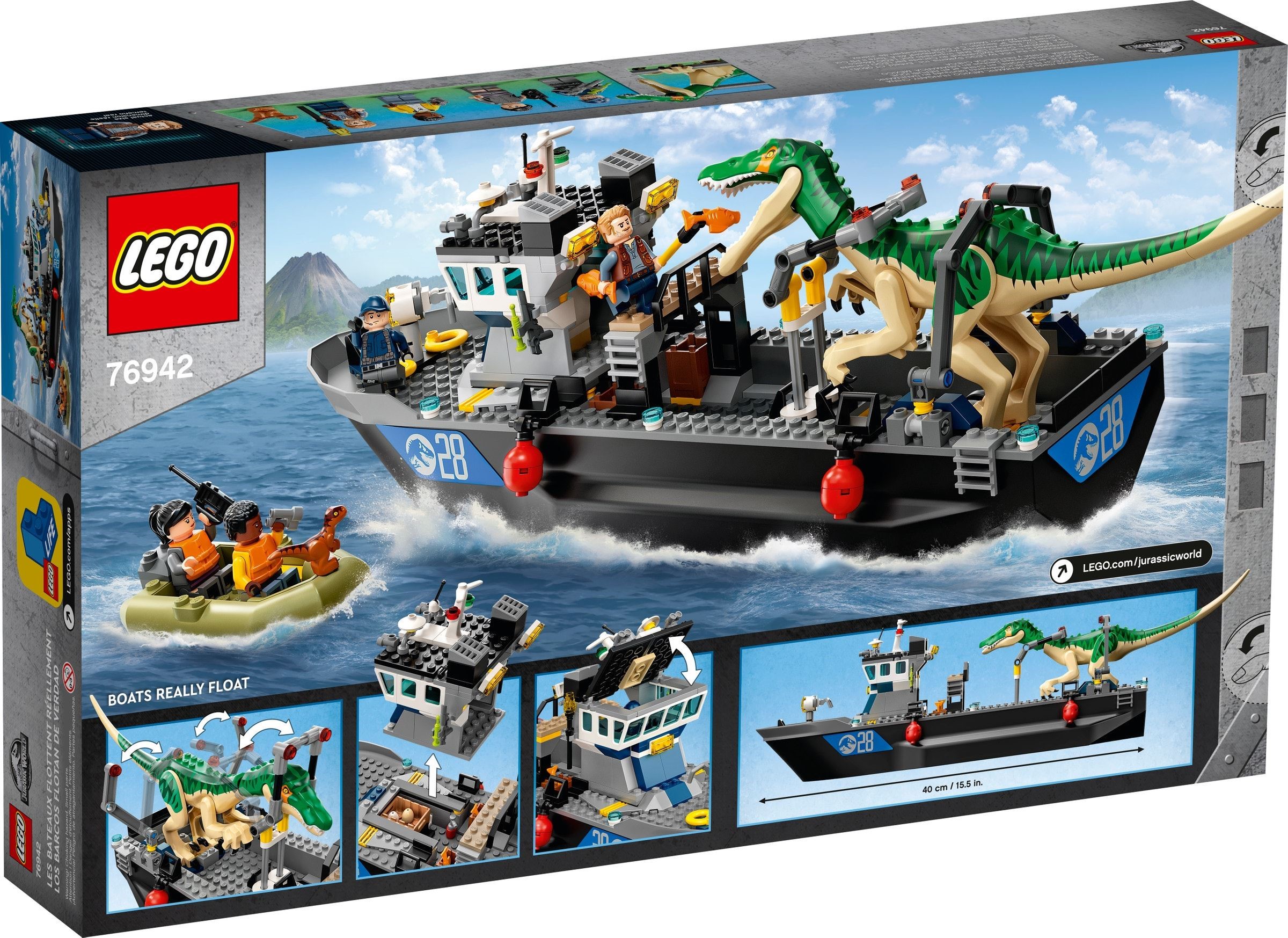 Baryonyx Dinosaur Boat Escape 76942 2