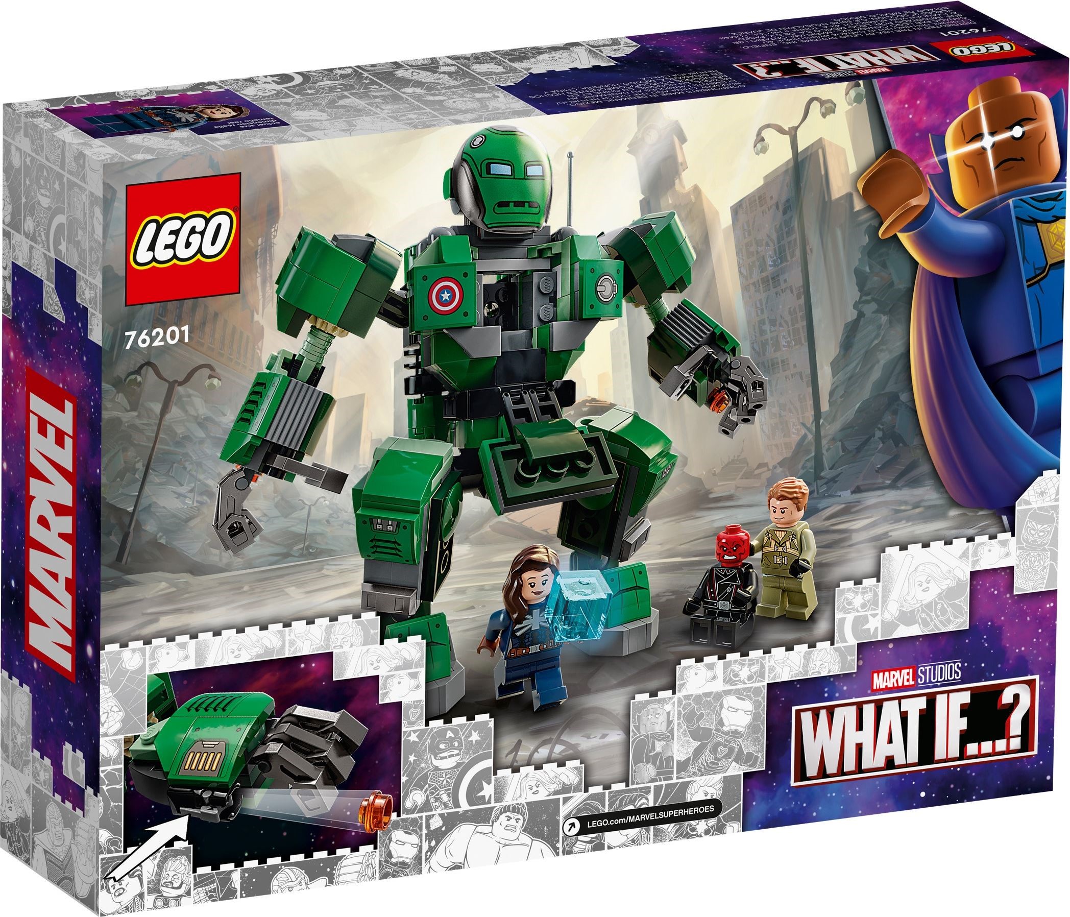 Lego Marvel What If Captain Carter And The Hydra Stomper 76201