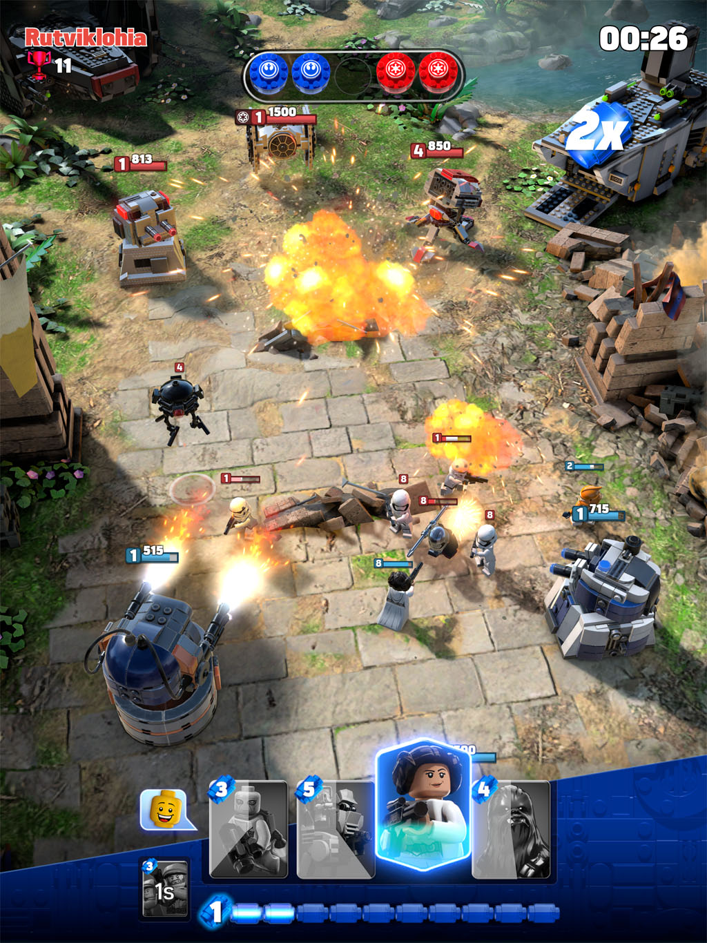 LEGO Star Wars Battles' is a competitive strategy game for mobile