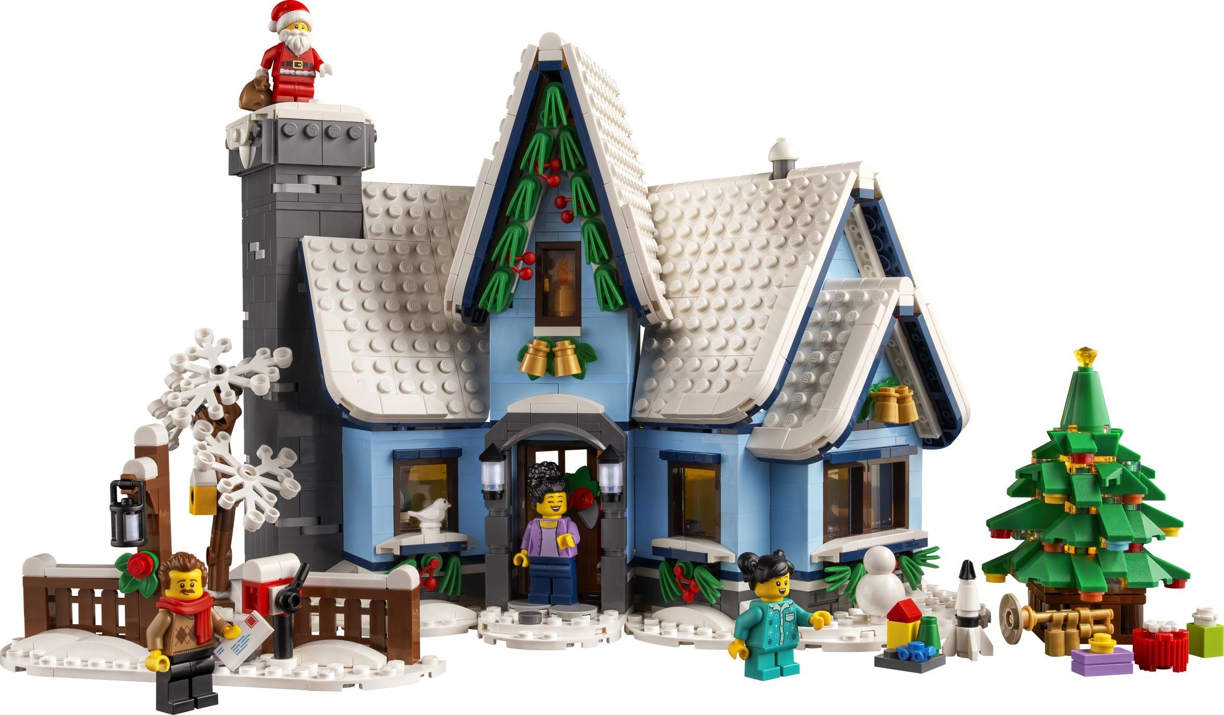 [Lego] Tous les sets de Noël  LEGO-Winter-Village-Santas-Visit-10293-3