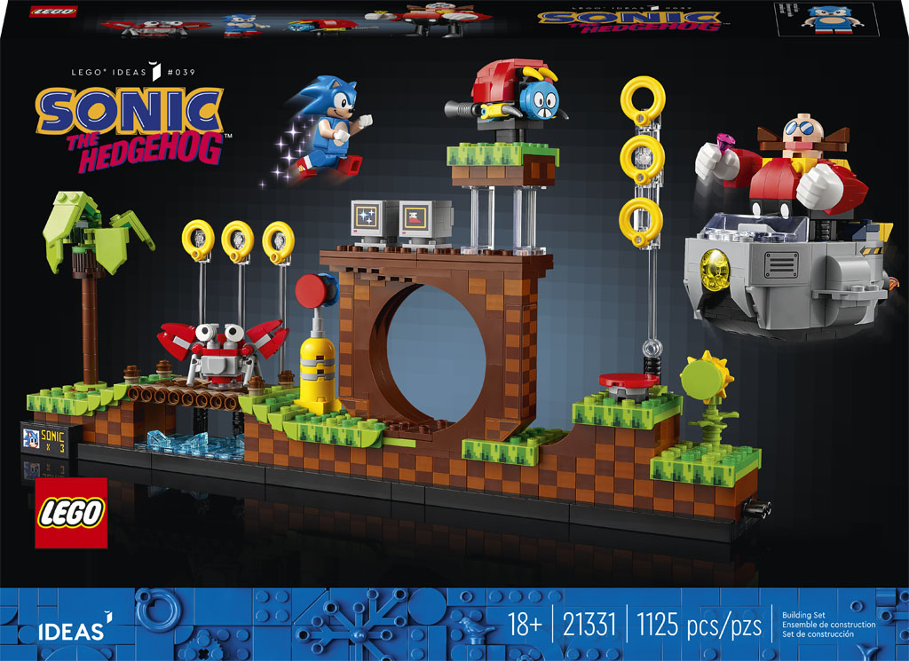 LEGO Ideas Sonic the Hedgehog - Green Hill Zone (21331) Amazon ...