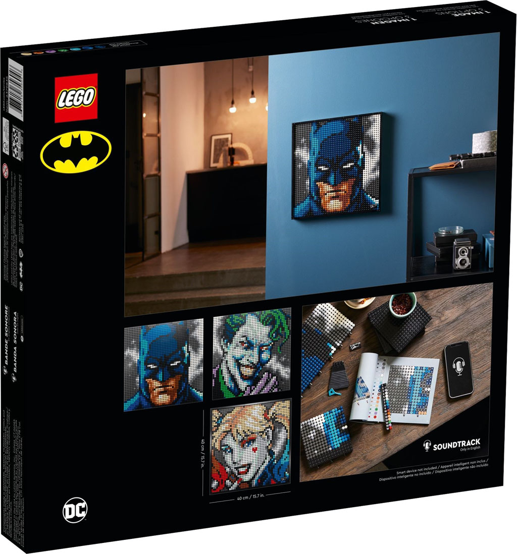 LEGO Art Jim Lee Batman Collection 31205 Building Blocks - Superhero Canvas  Wall Decor with Joker, Harley Quinn, or Batman Portraits, DC Comics DIY  Poster, Gift Idea for Men, Women, and Adults 