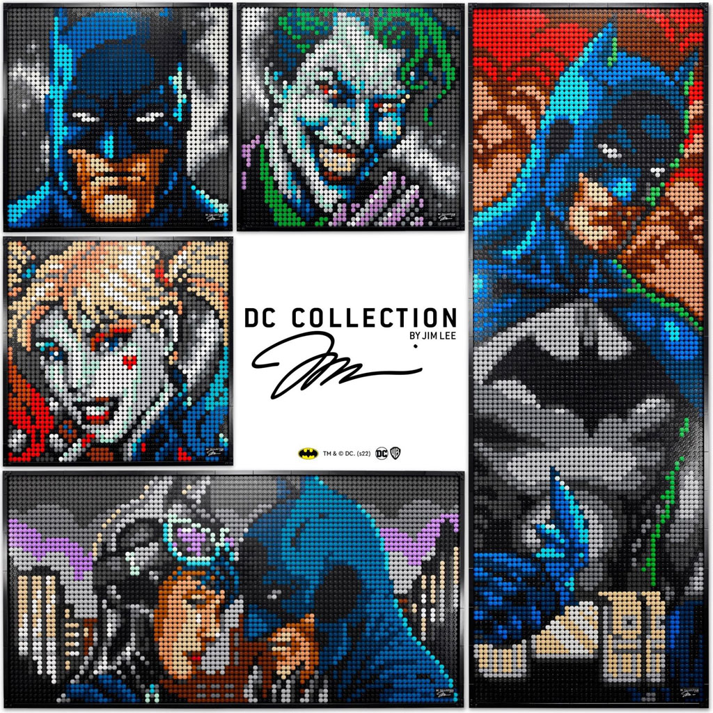 LEGO Art 31205 DC Jim Lee Batman Collection - Plenty of black and some  very, very dark grey [Review] - The Brothers Brick