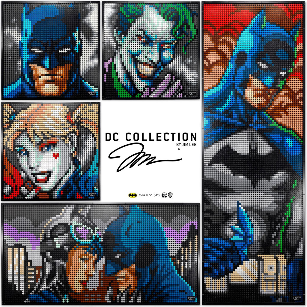 LEGO Art 31205 pas cher, La collection Batman de Jim Lee