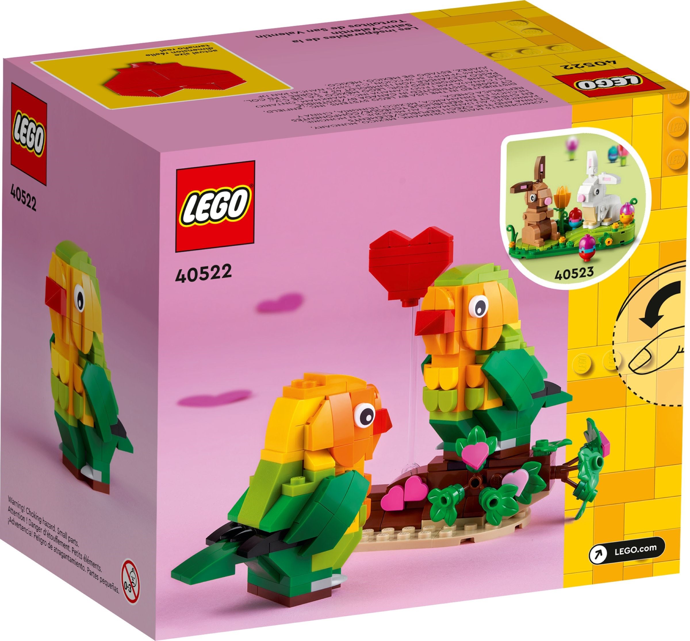 LEGO Seasonal Valentine Lovebirds (40522) Revealed - The Brick Fan