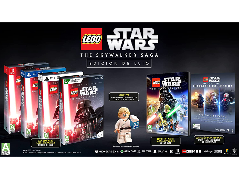 All DELUXE EDITION Character Packs Showcase in Lego Star Wars Skywalker Saga  