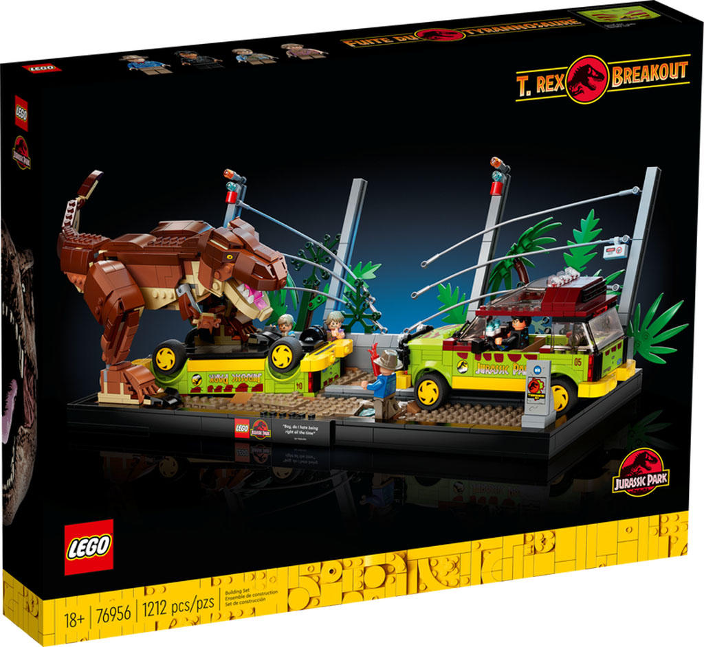 LEGO Jurrasic World T. REX and Atrociraptor Dinosaur Breakout