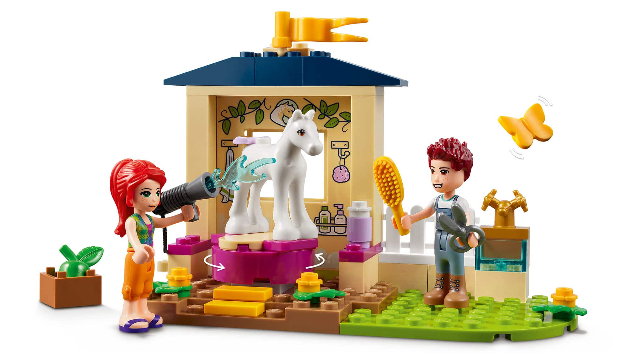Nouveau LEGO Friends Hiver Noël Scènes Stephanie Pony traîneau Carlin 41326 PICK 1 S 