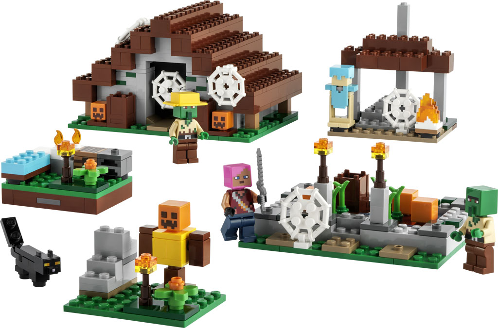 LEGO The Abandoned Village (21190) and The Skeleton Dungeon (21189