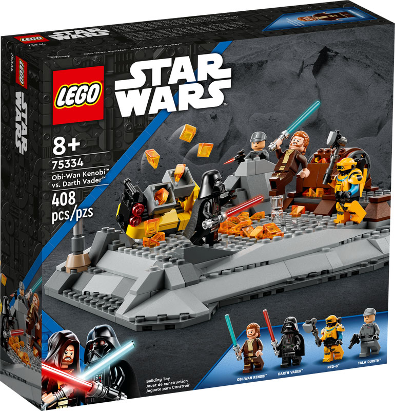 LEGO Star Wars Obi Wan Kenobi Vs. Darth Vader 75334