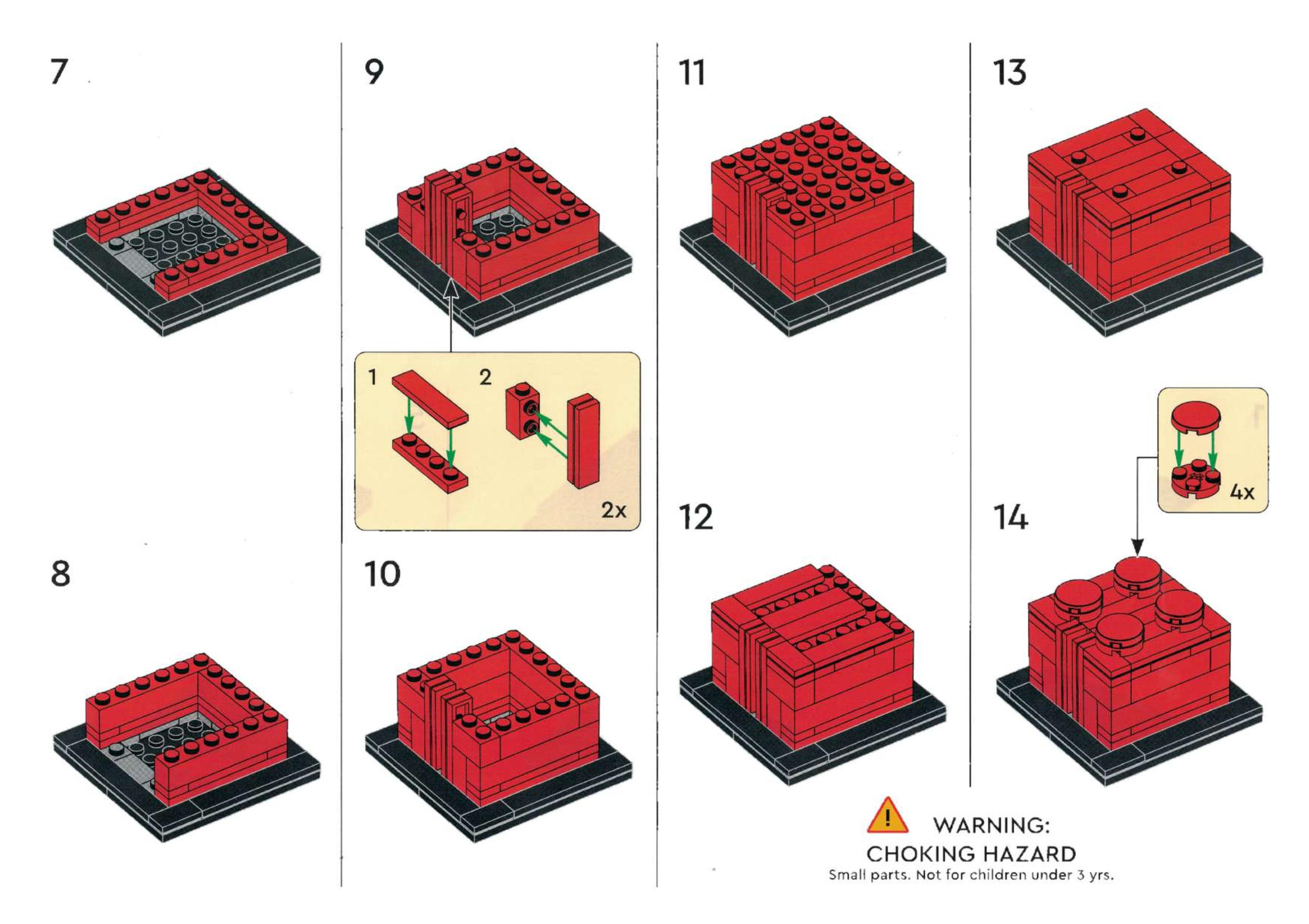 trojansk hest Målestok Skru ned LEGO 90 Years of Play Red Brick Building Instructions - The Brick Fan